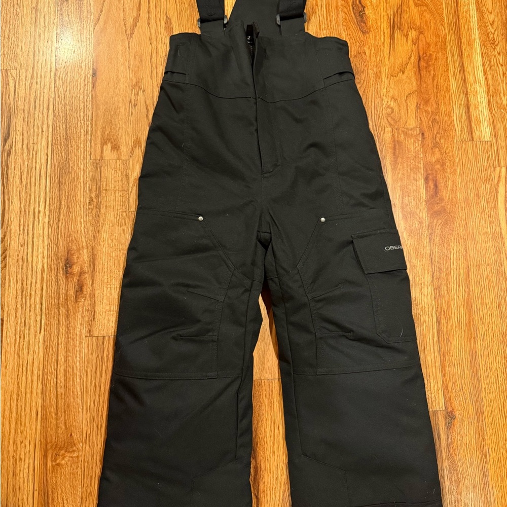 Obermeyer Kids Black Snow Overalls